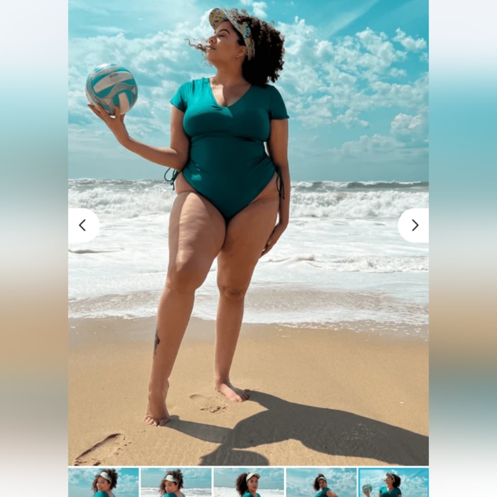 Snag brand swimsuit.  I'm selling the black version on the snag online pics